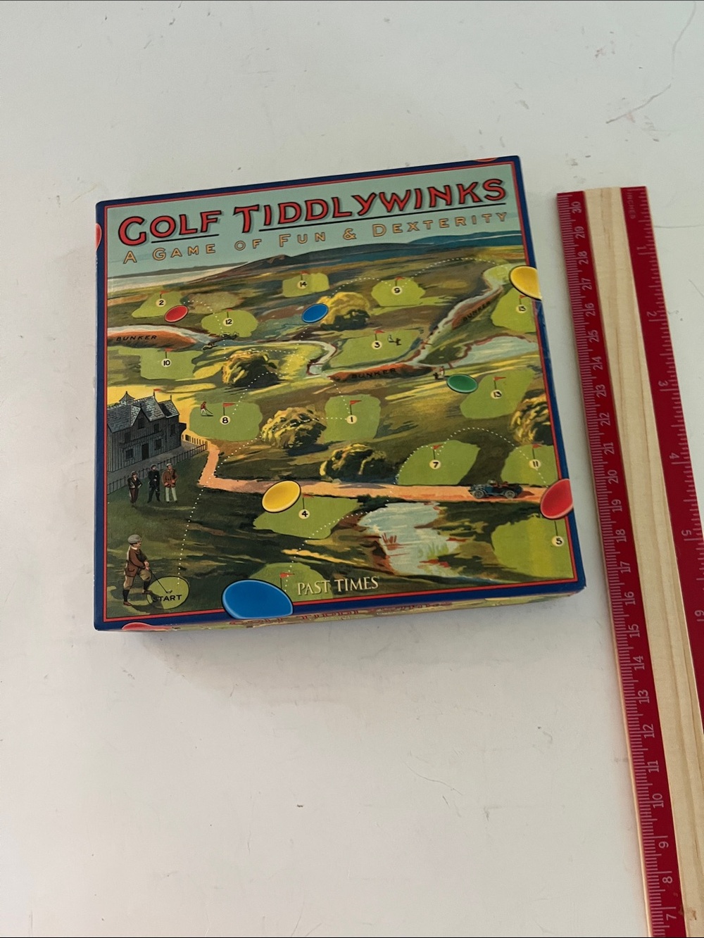 Golf Tiddlywinks Toy Game - Blue & Yellow